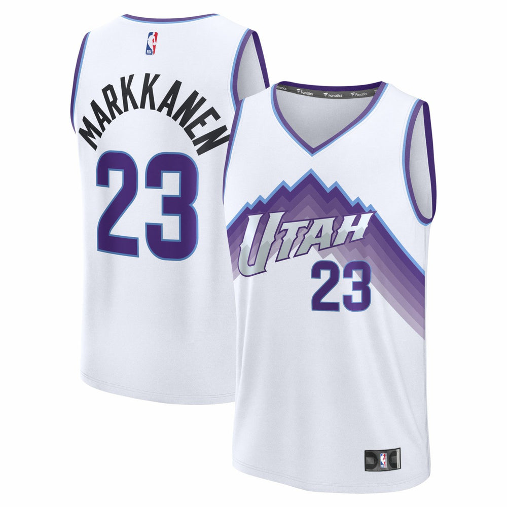 NBA Lauri Markkanen Utah Jazz Fast Break Replica Jersey - Association Edition - White