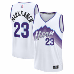 NBA Lauri Markkanen Utah Jazz Fast Break Replica Jersey - Association Edition - White