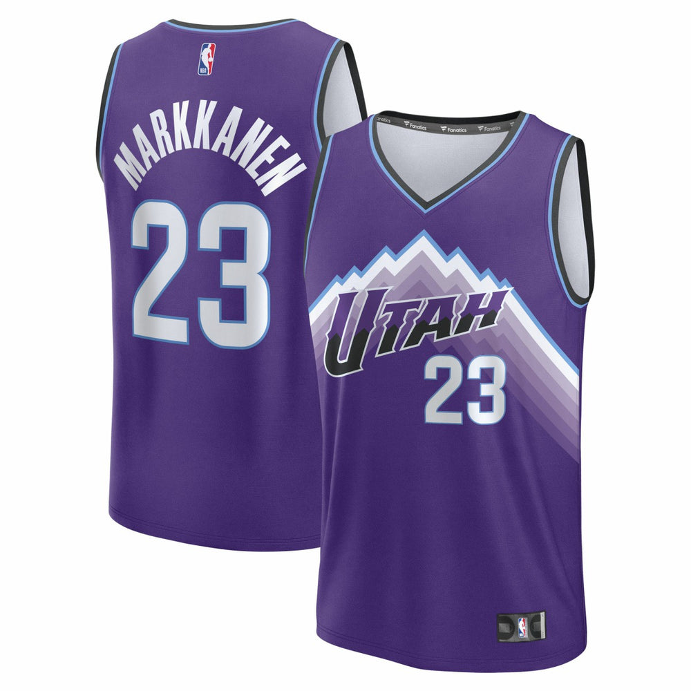 NBA Lauri Markkanen Utah Jazz Youth Fast Break Replica Jersey - Icon Edition - Purple