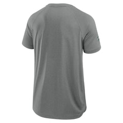 NHL Edmonton Oilers Fanatics 2025 Stanley Cup Playoffs Authentic Pro Rink Performance T-Shirt - Heather Gray