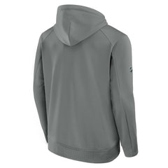 NHL Edmonton Oilers Fanatics 2025 Stanley Cup Playoffs Authentic Pro Rink Fly Fleece Pullover Hoodie - Gray
