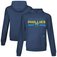 Philadelphia Phillies Levelwear City Connect Relay No Hitter Pullover Hoodie - Navy Hoodies