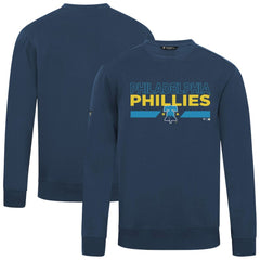 Philadelphia Phillies Levelwear City Connect Zane No Hitter Pullover Sweatshirt - Navy Pullover