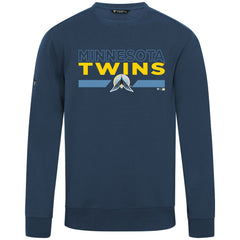 Minnesota Twins Levelwear City Connect Zane No Hitter Pullover Sweatshirt - Navy Pullover