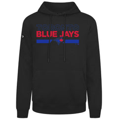 Toronto Blue Jays Levelwear City Connect Podium No Hitter Pullover Hoodie - Black Hoodies