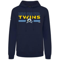 Minnesota Twins Levelwear City Connect Podium No Hitter Pullover Hoodie - Navy Hoodies