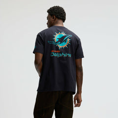 Miami Dolphins 2025 Rivalries Collection Essential Max90 T-Shirt Pitch Blue