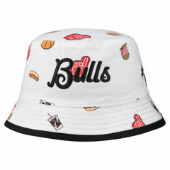 Chicago Bulls Team Cheer Reversible Bucket Hat White