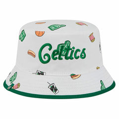 Boston Celtics Team Cheer Reversible Bucket Hat White