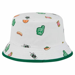 Boston Celtics Team Cheer Reversible Bucket Hat White