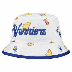 Golden State Warriors Team Cheer Reversible Bucket Hat White
