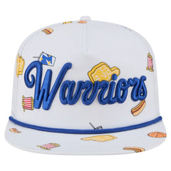 Golden State Warriors Team Cheer Rope 19TWENTY Adjustable Hat White