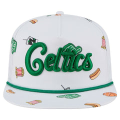 Boston Celtics Team Cheer Rope 19TWENTY Adjustable Hat White