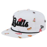 Chicago Bulls Team Cheer Rope 19TWENTY Adjustable Hat White