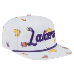 Los Angeles Lakers Team Cheer Rope 19TWENTY Adjustable Hat White