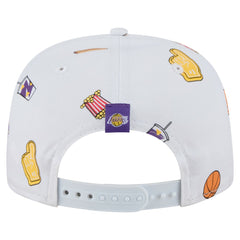 Los Angeles Lakers Team Cheer Rope 19TWENTY Adjustable Hat White
