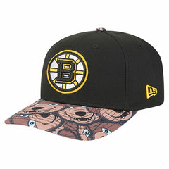 NHL Boston Bruins New Era Mascot Visor 9SEVENTY Adjustable Hat - Black