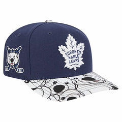 NHL Toronto Maple Leafs New Era Mascot Visor 9SEVENTY Adjustable Hat - Blue