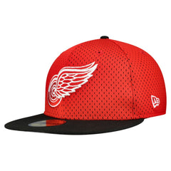 NHL Detroit Red Wings New Era Mesh Crown Two-Tone 59FIFTY Fitted Hat - Red/Black