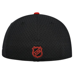 NHL Chicago Blackhawks New Era Mesh Crown Two-Tone 59FIFTY Fitted Hat - Black/Red