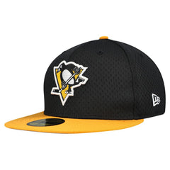 NHL Pittsburgh Penguins New Era Mesh Crown Two-Tone 59FIFTY Fitted Hat - Black/Gold