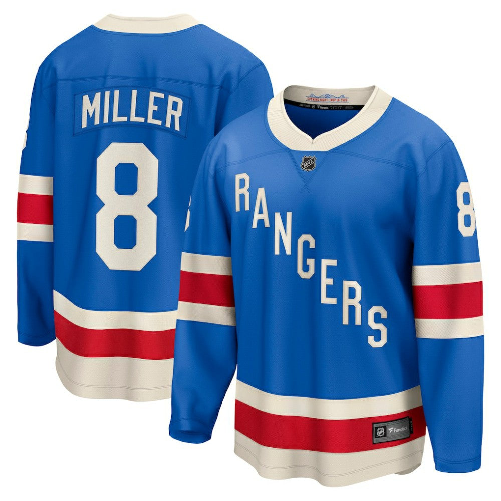 NHL J.T. Miller New York Rangers Fanatics Centennial Breakaway Jersey - Blue