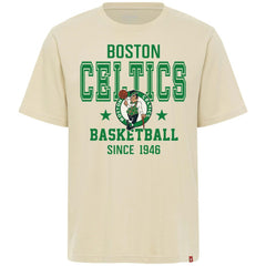 Boston Celtics Sportiqe Unisex Duke Premium T-Shirt Cream