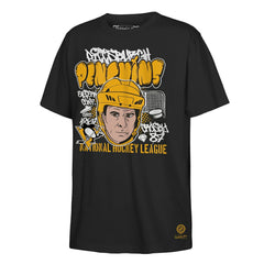 NHL Sidney Crosby Pittsburgh Penguins Mitchell & Ness Youth Caricature T-Shirt - Black