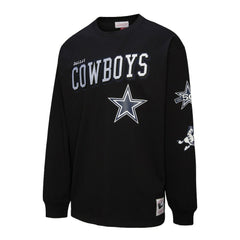 Dallas Cowboys Training Camp Vintage Logos Long Sleeve T-Shirt Black