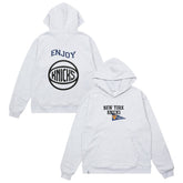 Enjoy Basketball x New York Knicks Unisex Hoop Enthusiast Capsule Collection Pullover Hoodie - Heather Gray