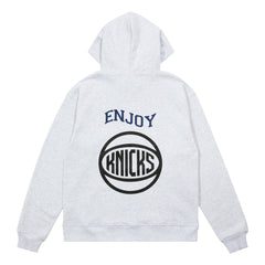 Enjoy Basketball x New York Knicks Unisex Hoop Enthusiast Capsule Collection Pullover Hoodie - Heather Gray