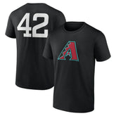 Arizona Diamondbacks Jackie Robinson Day Name & Number T-Shirt - Black T-shirts