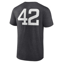 Athletics Jackie Robinson Day Name & Number T-Shirt - Charcoal T-shirts