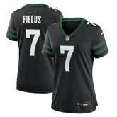 NFL Justin Fields New York Jets Women's Alternate Game Jersey - Black