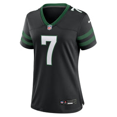 NFL Justin Fields New York Jets Women's Alternate Game Jersey - Black