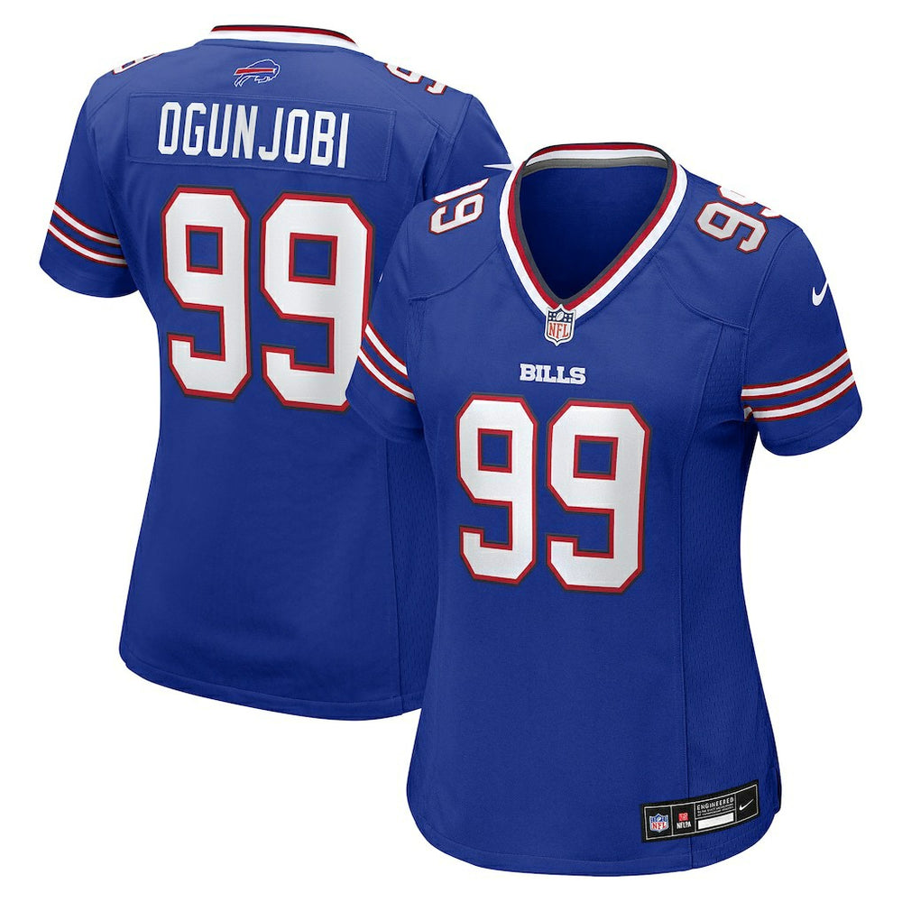 NFL Larry Ogunjobi Buffalo Bills Women's Team Game Jersey - Royal