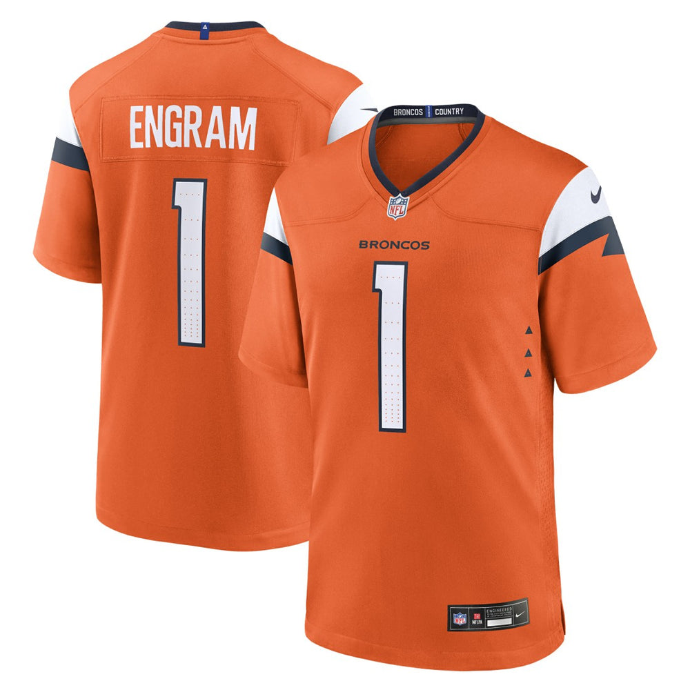NFL Evan Engram Denver Broncos Team Game Jersey - Orange