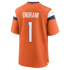 NFL Evan Engram Denver Broncos Team Game Jersey - Orange