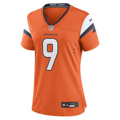 NFL Talanoa Hufanga Denver Broncos Women's Team Game Jersey - Orange