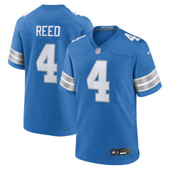 NFL D.J. Reed Detroit Lions Team Game Jersey - Blue