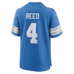 NFL D.J. Reed Detroit Lions Team Game Jersey - Blue