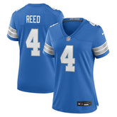 NFL D.J. Reed Detroit Lions Women's Team Game Jersey - Blue
