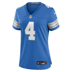 NFL D.J. Reed Detroit Lions Women's Team Game Jersey - Blue