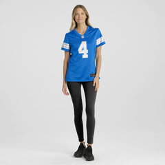 NFL D.J. Reed Detroit Lions Women's Team Game Jersey - Blue