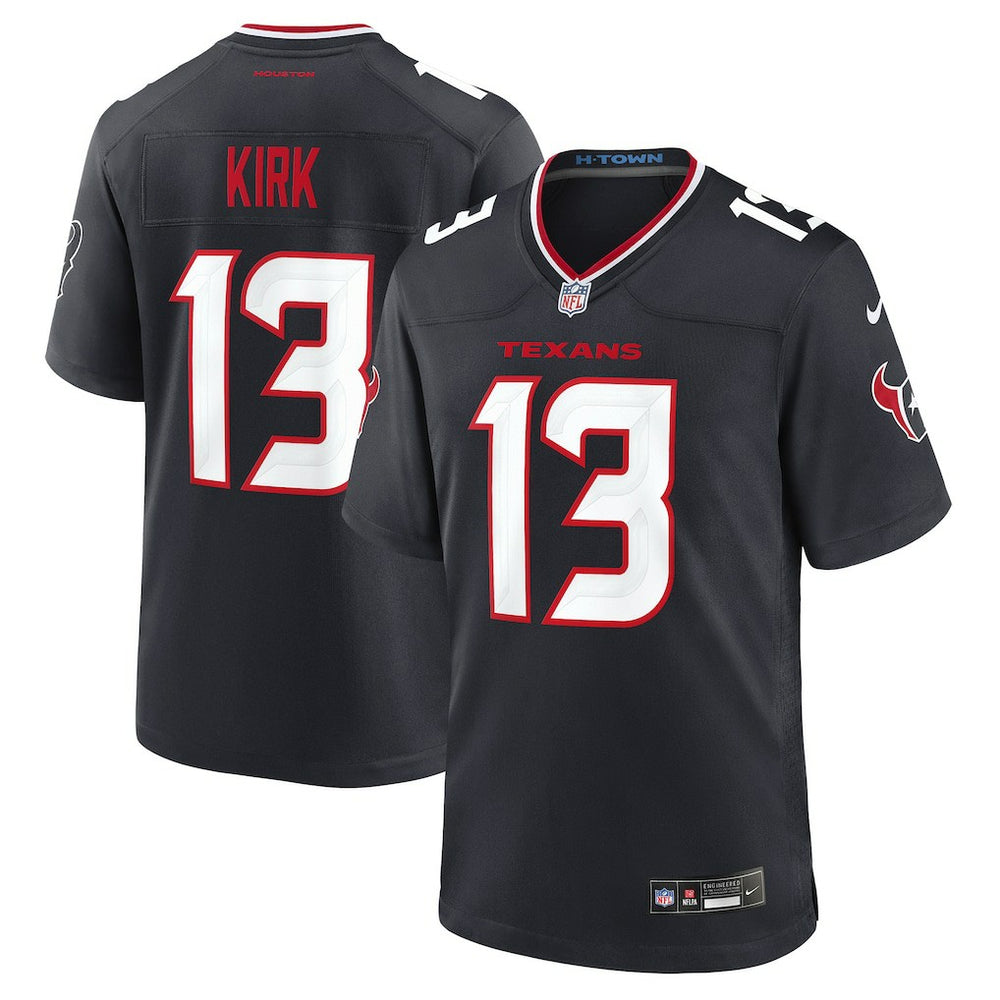NFL Christian Kirk Houston Texans Team Game Jersey - Navy