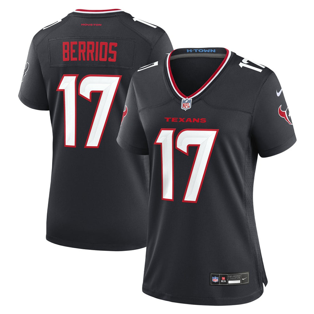 NFL Braxton Berrios Houston Texans Women's Team Game Jersey - Navy