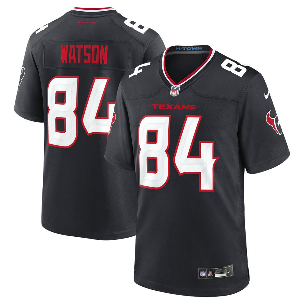 NFL Justin Watson Houston Texans Team Game Jersey - Navy