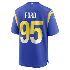 NFL Poona Ford Los Angeles Rams Team Game Jersey - Royal