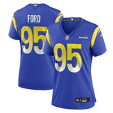 Poona Ford Los Angeles Rams Women's Team Game Jersey Royal