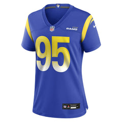 NFL Poona Ford Los Angeles Rams Women's Team Game Jersey - Royal